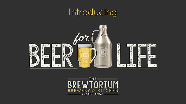 Brewtorium Beer For Life Promotion